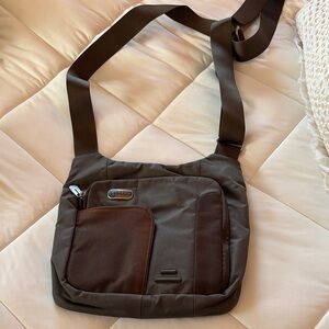 Tumi Men's Dark Brown Crossbody Messenger Bag